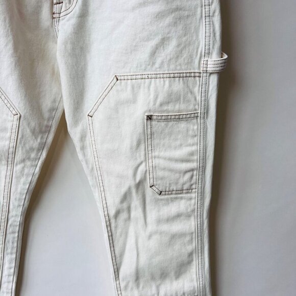Frame Le Slouch utility jeans, ivory, Size 30 N45 - Picture 9 of 14